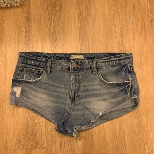 Free People Denim Shorts